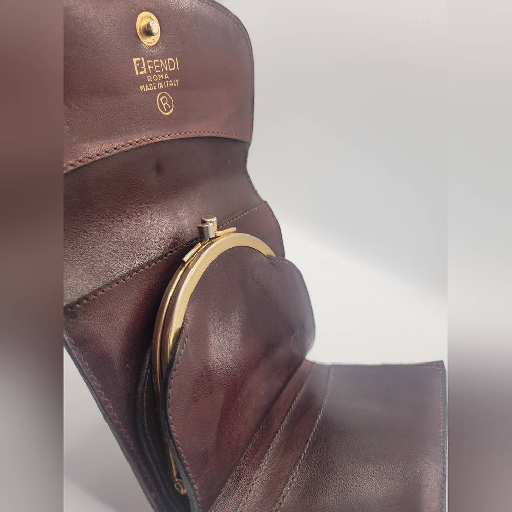 FENDI Wallet Zucca Canvas Brown - Picture 6 of 7